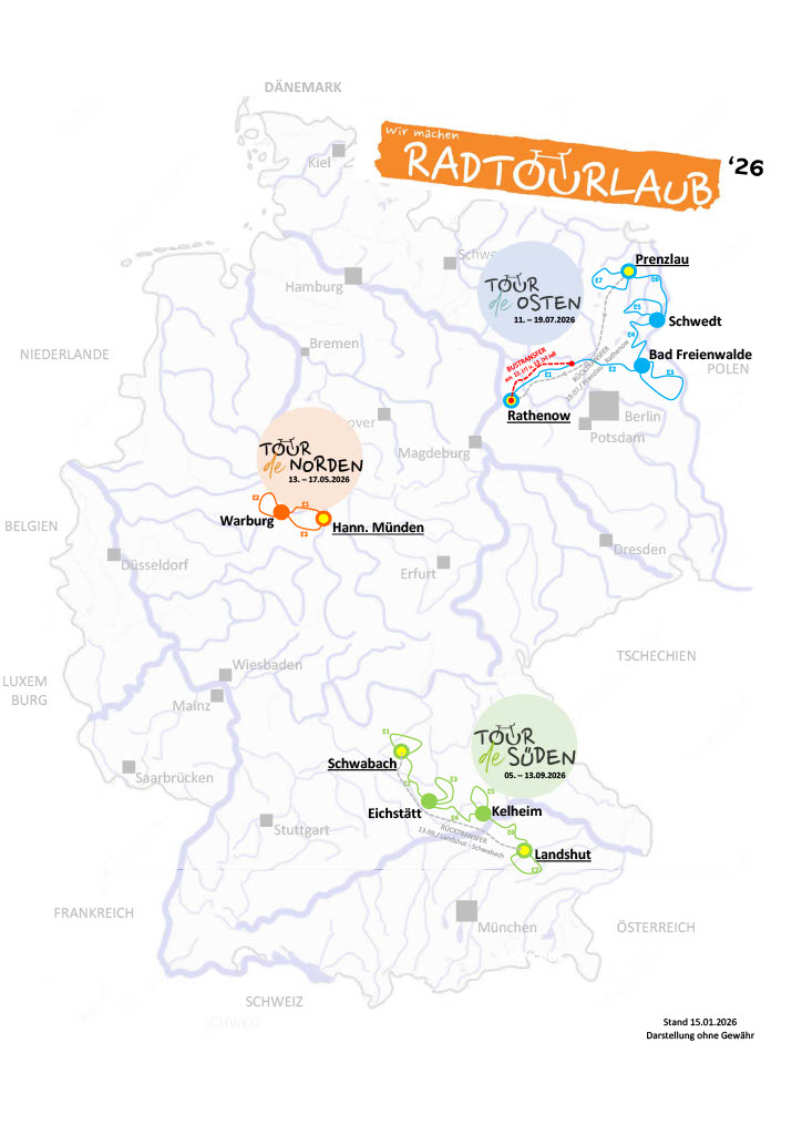 Radtouren 2026